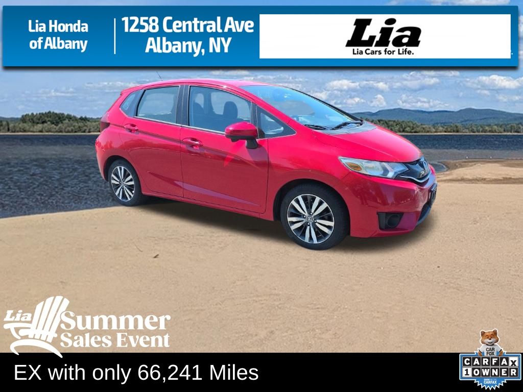 Milano Red 2016 Honda Fit EX Hatchback Front-Wheel Drive Continuously Variable Transmission