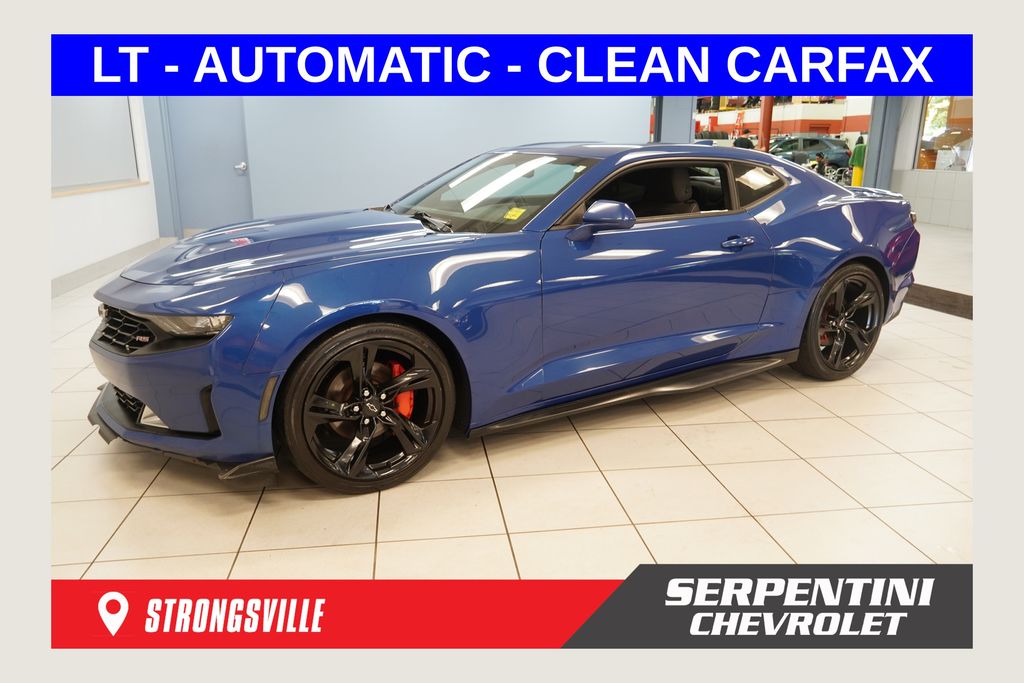 Riverside Blue Metallic 2020 Chevrolet Camaro Coupe Rear-Wheel Drive Automatic