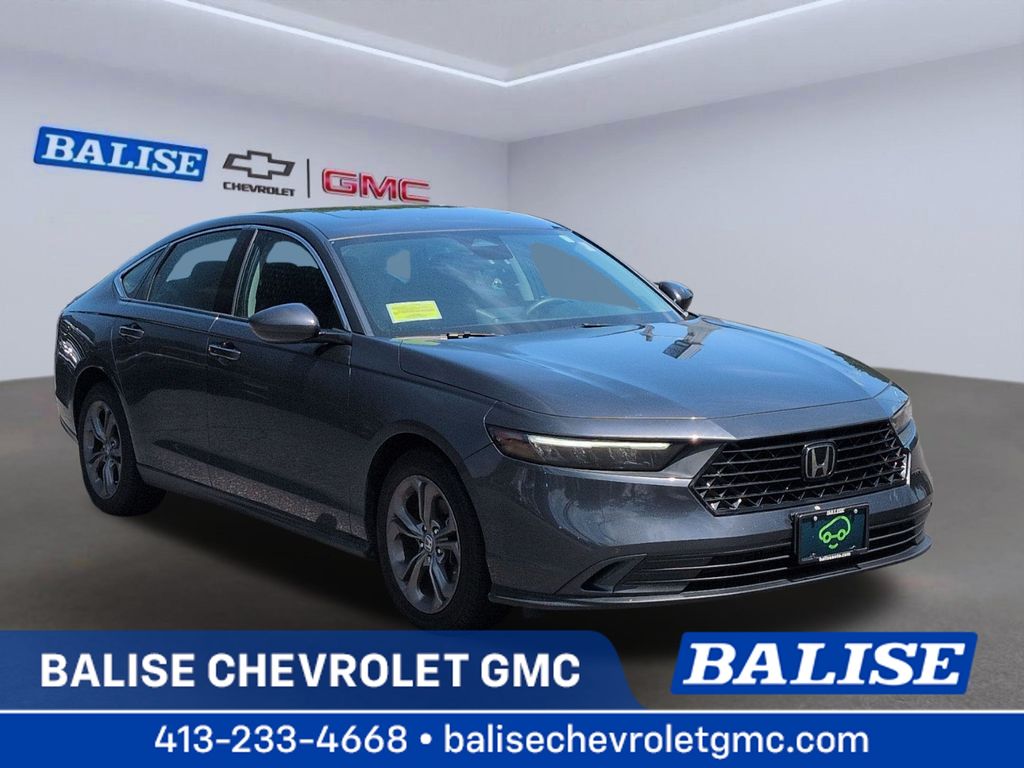 Meteorite Gray Metallic 2023 Honda Accord Sedan Front-Wheel Drive Continuously Variable Transmission