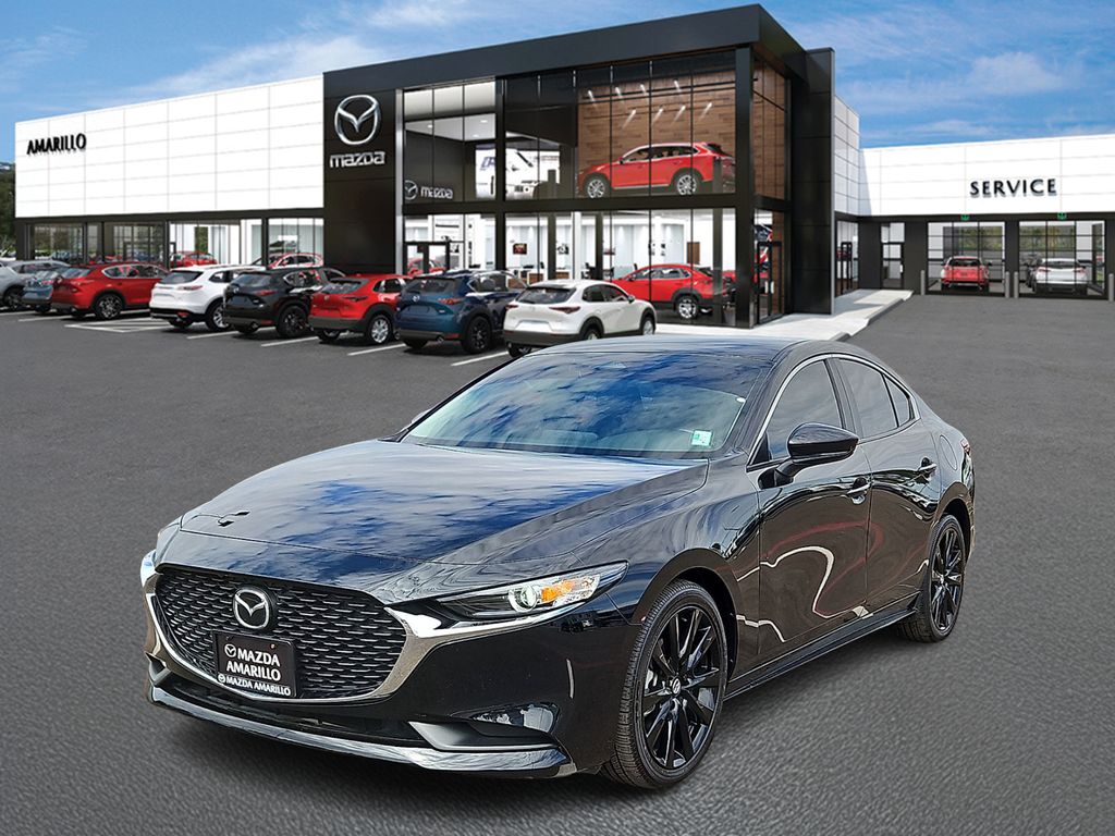 Jet Black Mica 2025 Mazda MAZDA3 2.5 S Select Sport FWD Sedan Front-Wheel Drive 6-Speed Automatic