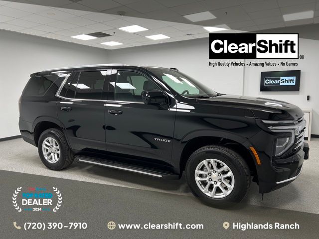 Black 2025 Chevrolet Tahoe SUV / Crossover Four-Wheel Drive 10-Speed Automatic