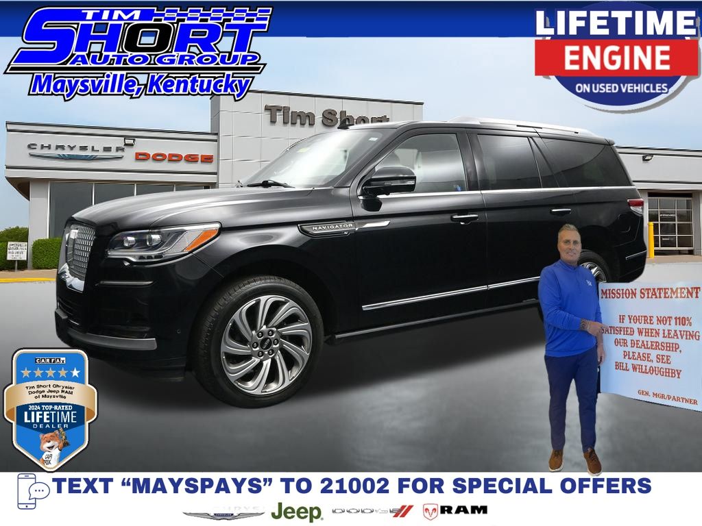 Black Metallic 2023 Lincoln Navigator SUV / Crossover Four-Wheel Drive Automatic