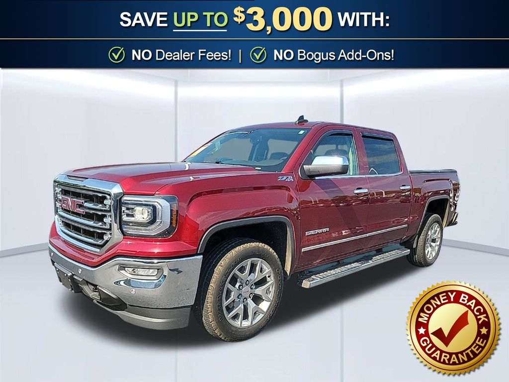 Crimson Red Tintcoat 2017 GMC Sierra 1500 Pickup Truck Four-Wheel Drive 8-Speed Automatic Overdrive
