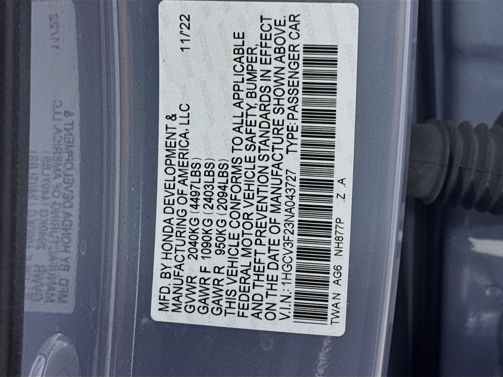 Used Car 2022 Honda Accord Hybrid  Sport For Sale Under $30,000 In Austin, Texas