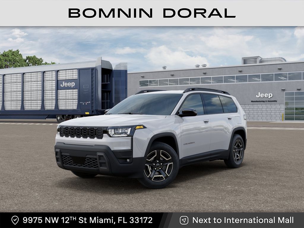 Bright White 2026 Jeep Cherokee Laredo 4WD SUV / Crossover Four-Wheel Drive Continuously Variable Transmission