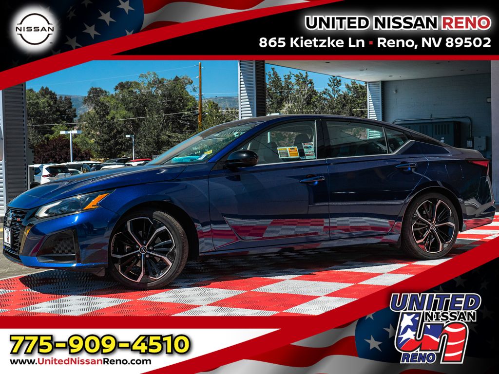 Deep Blue Pearl 2023 Nissan Altima Sedan Front-Wheel Drive Continuously Variable Transmission