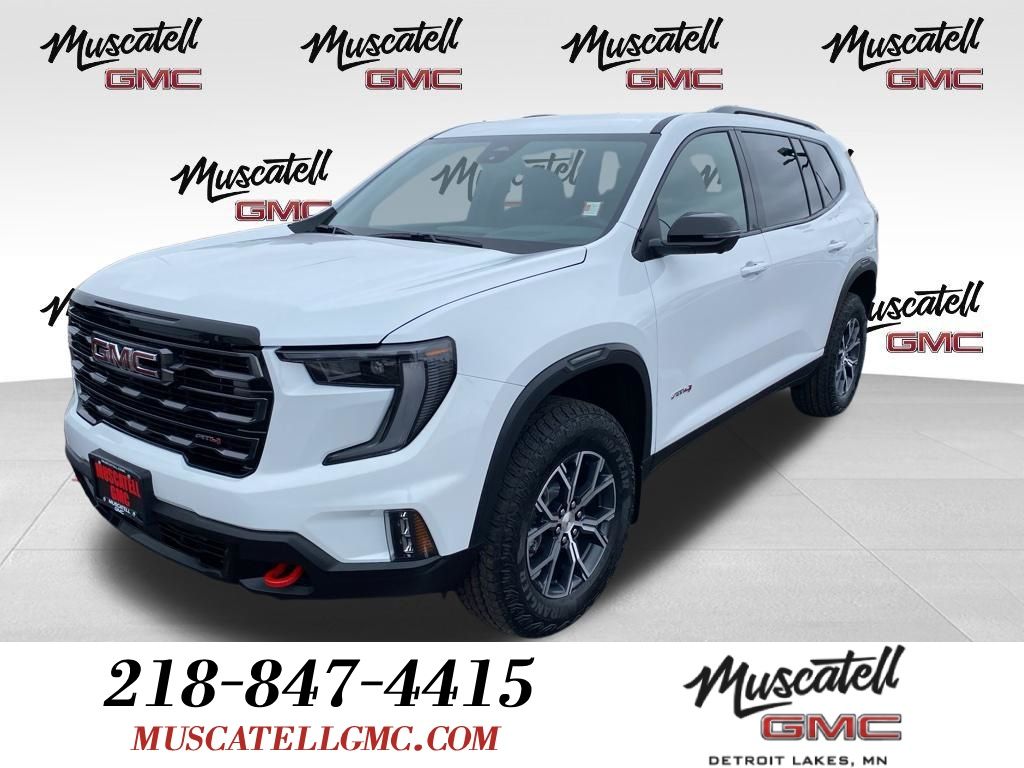 Summit White 2026 GMC Acadia AT4 AWD SUV / Crossover Four-Wheel Drive 8-Speed Automatic
