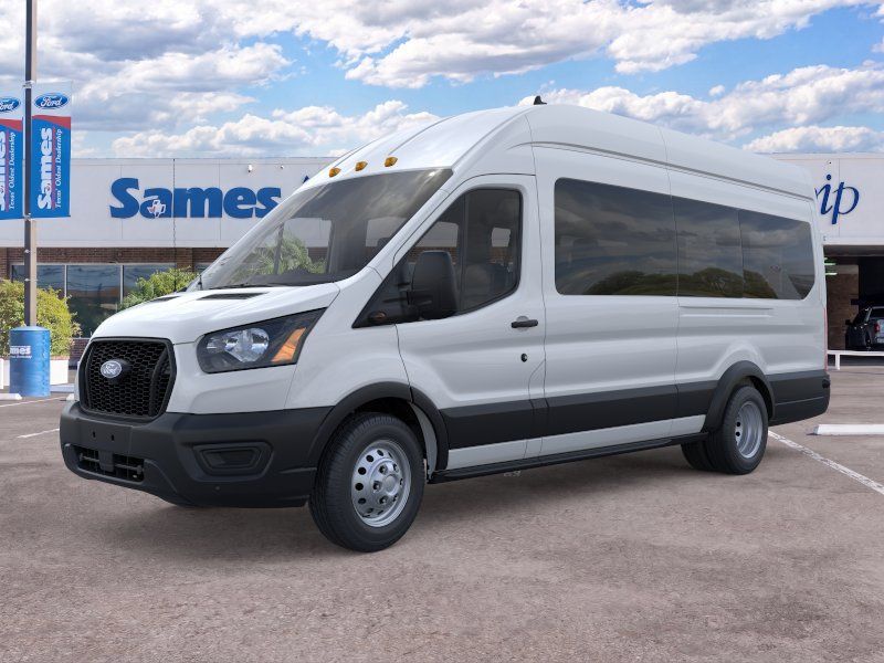 Oxford White 2026 Ford Transit Passenger Van Rear-Wheel Drive