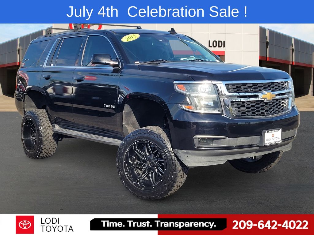 Black 2015 Chevrolet Tahoe SUV / Crossover Four-Wheel Drive 6-Speed Automatic Overdrive