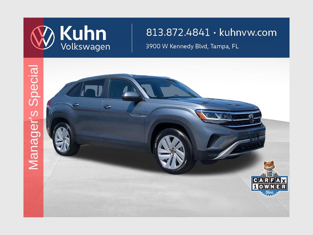 Platinum Gray Metallic 2023 Volkswagen Atlas Cross Sport SUV / Crossover All-Wheel Drive 8-Speed Automatic