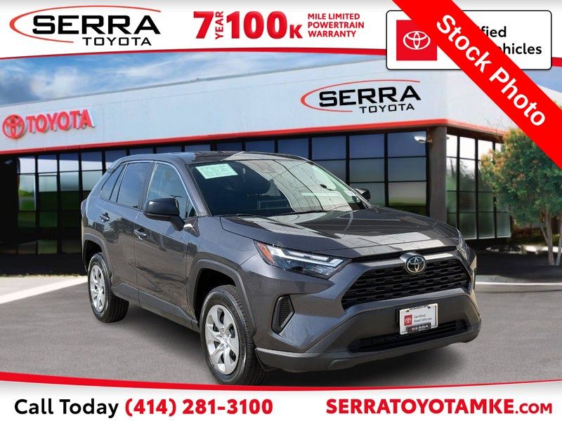 Magnetic Gray Metallic 2024 Toyota RAV4 LE AWD SUV / Crossover All-Wheel Drive 8-Speed Automatic