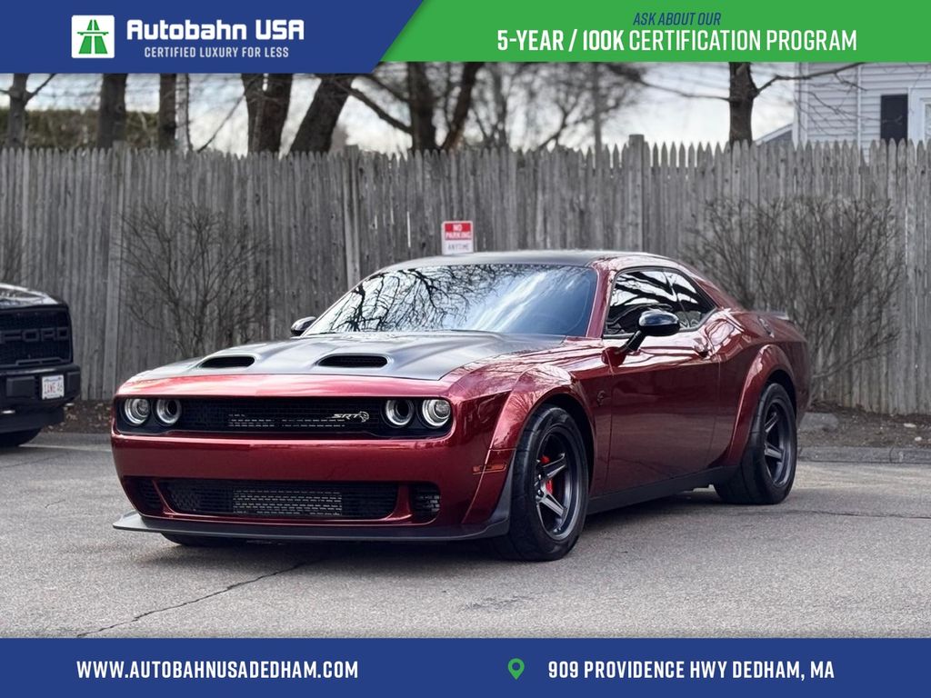 White Knuckle Clearcoat 2021 Dodge Challenger SRT Super Stock RWD Coupe Rear-Wheel Drive 8-Speed Automatic