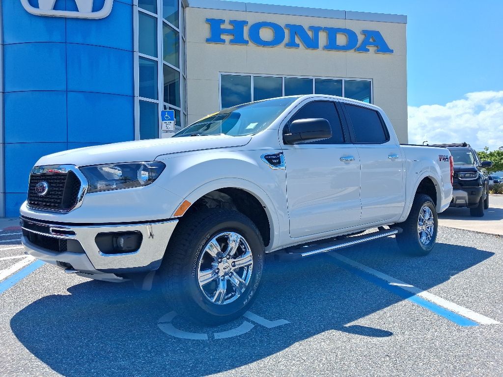 Oxford White 2023 Ford Ranger XLT SuperCrew 4WD Pickup Truck Four-Wheel Drive Automatic