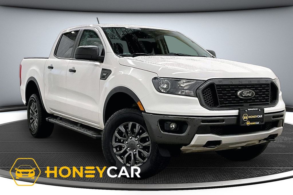 Oxford White 2021 Ford Ranger Pickup Truck Four-Wheel Drive Automatic