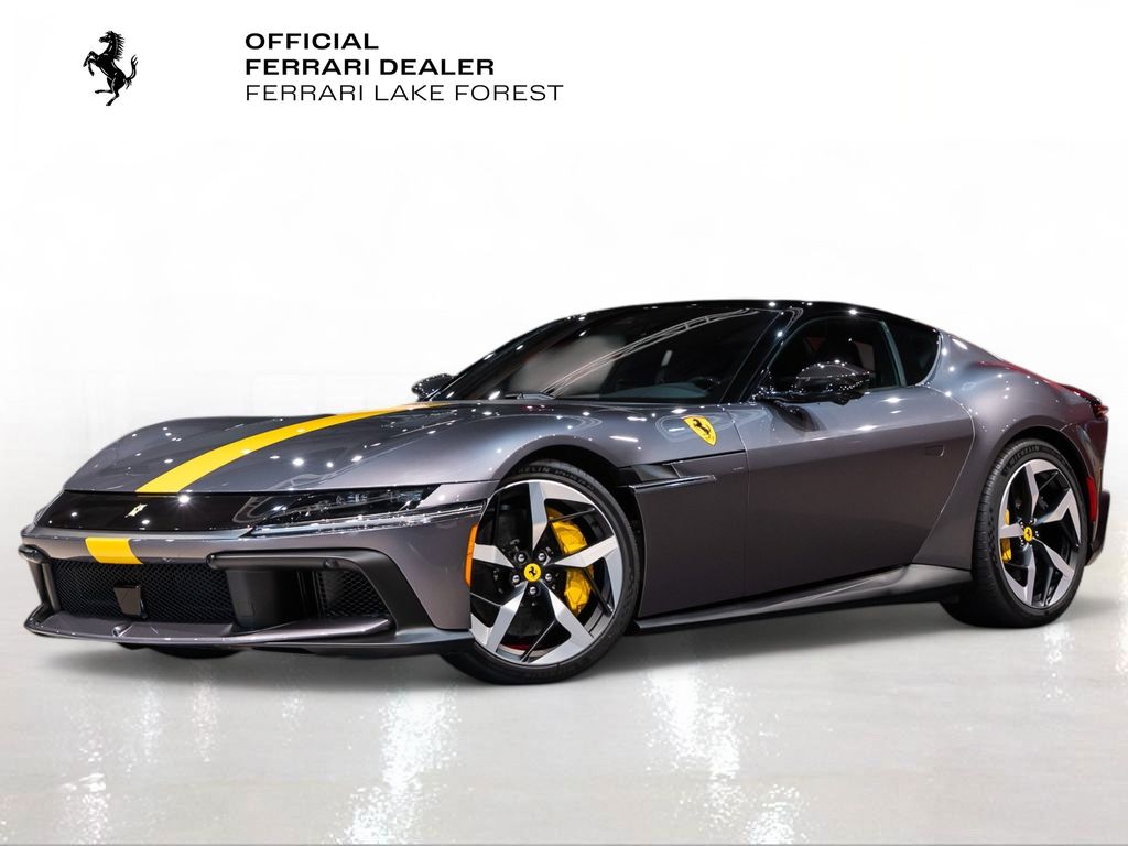 Grigio GTS 2025 Ferrari 12Cilindri Coupe RWD Coupe Rear-Wheel Drive 8-Speed Dual Clutch