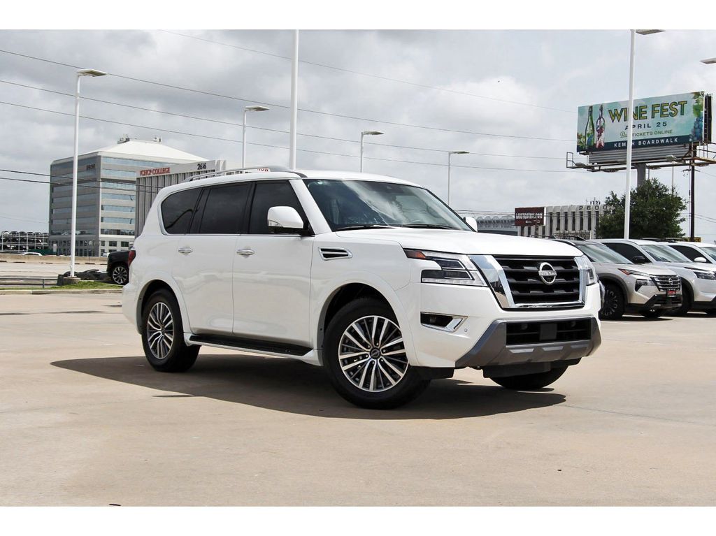 2024 Nissan Armada SL White at DeMontrond Ford