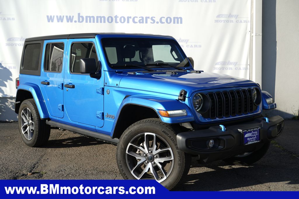 Hydro Blue Pearl Coat 2024 Jeep Wrangler 4xe SUV / Crossover Four-Wheel Drive 8-Speed Automatic