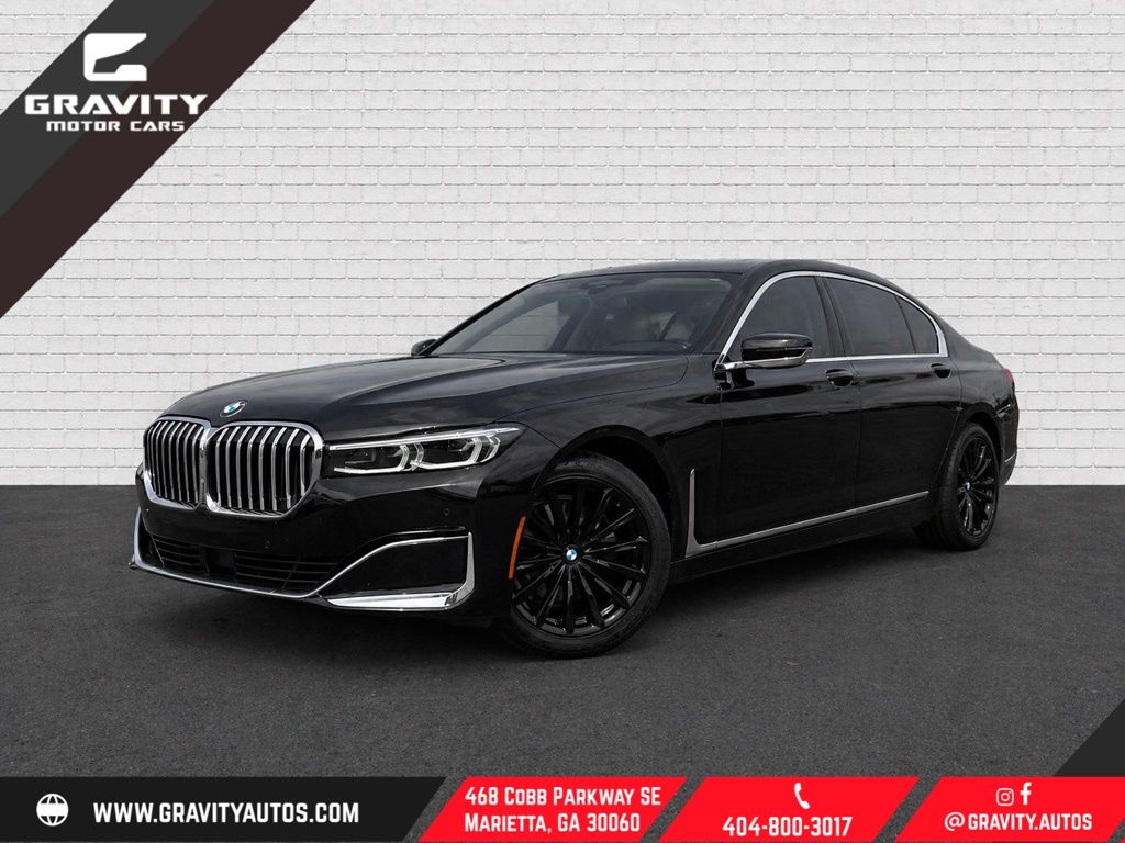 Black Sapphire Metallic 2021 BMW 7 Series 740i RWD Sedan Rear-Wheel Drive 8-Speed Automatic