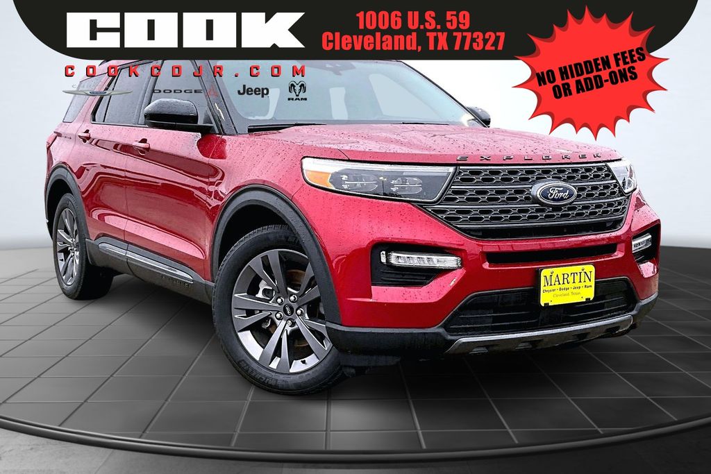 2023 Ford Explorer XLT Red at Baytown Hyundai