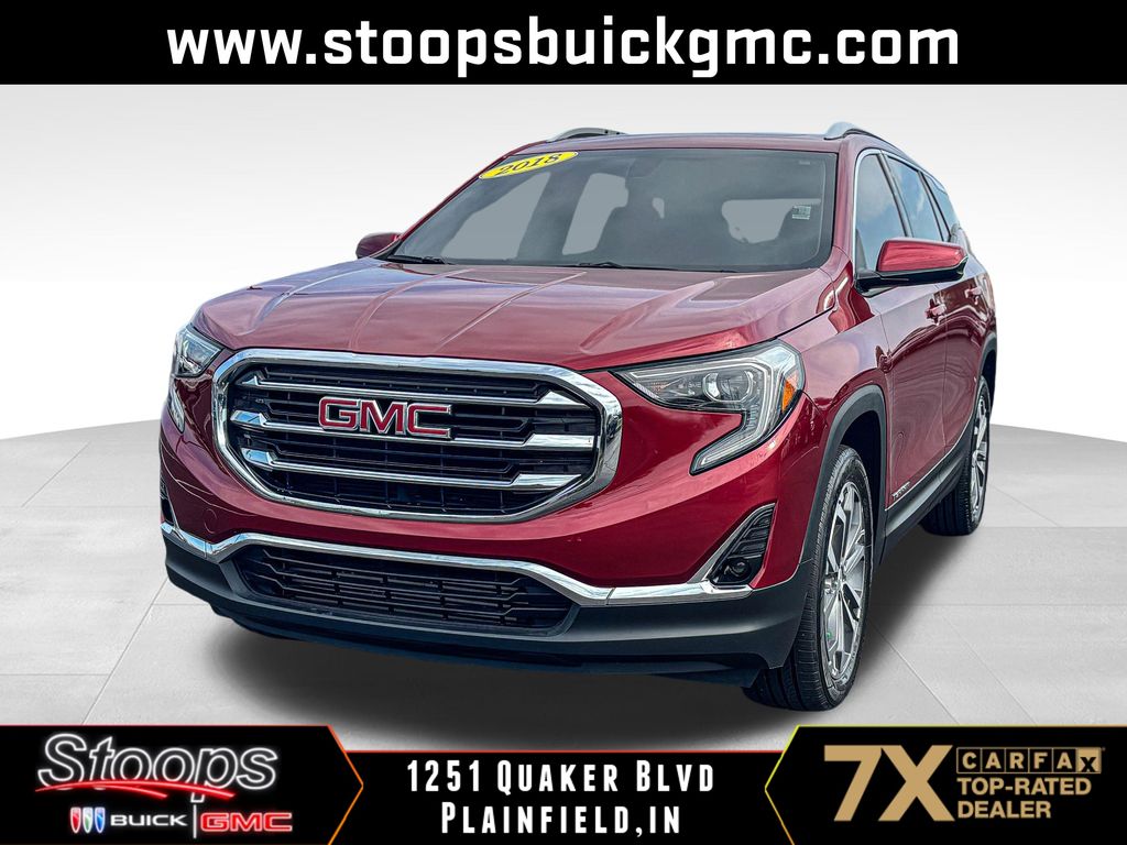 Red Quartz Tintcoat 2018 GMC Terrain SLT AWD SUV / Crossover Four-Wheel Drive 9-Speed Automatic