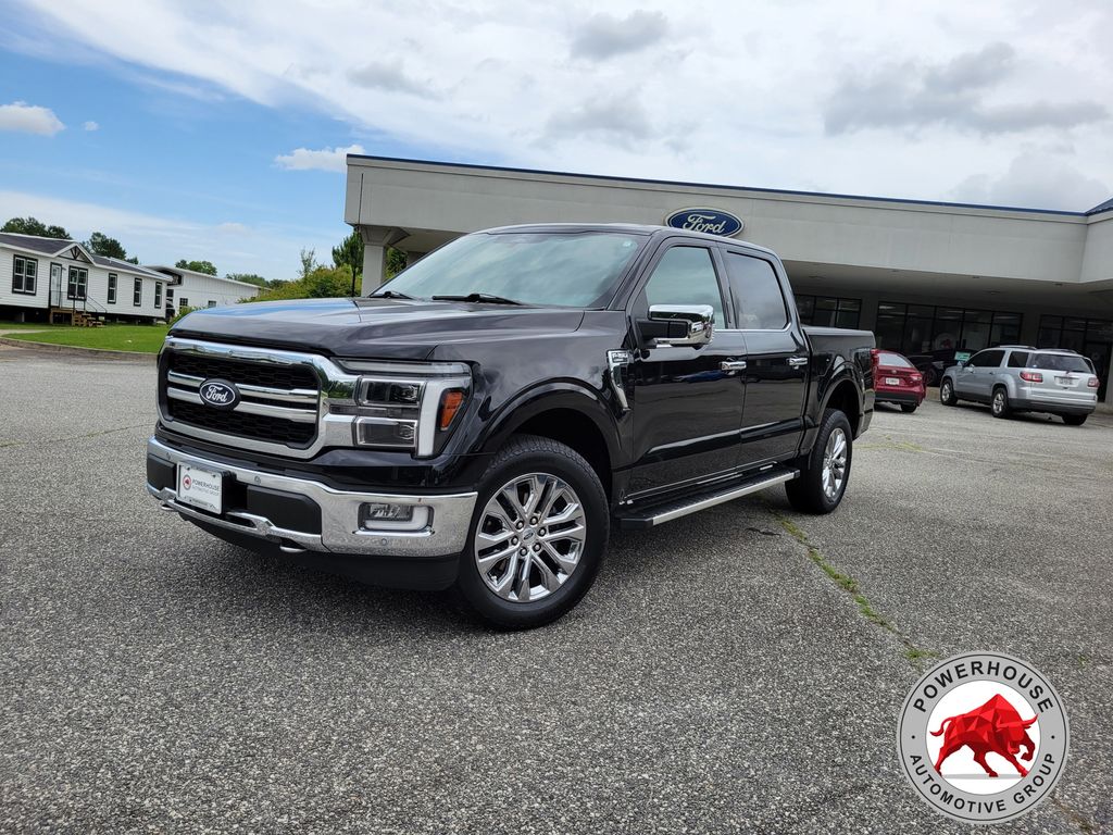 Black Metallic 2024 Ford F-150 Pickup Truck Four-Wheel Drive Automatic