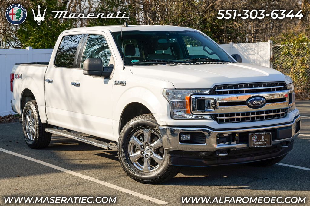 Oxford White 2019 Ford F-150 XLT SuperCrew 4WD Pickup Truck Four-Wheel Drive Automatic