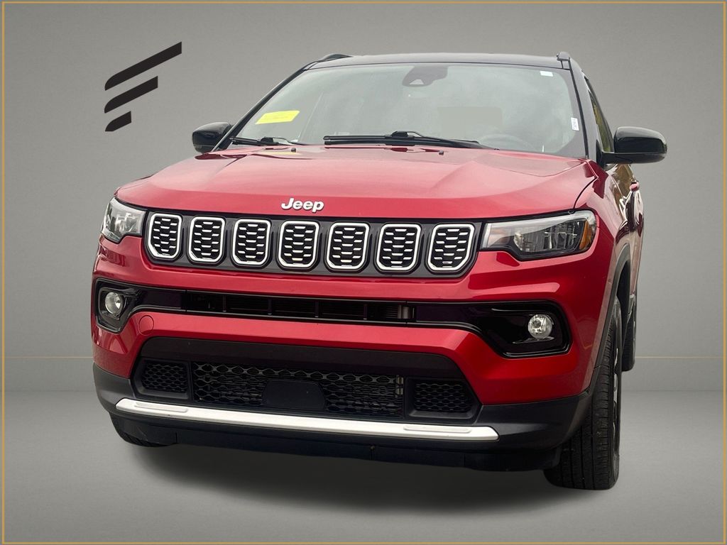 Red Hot Pearlcoat 2025 Jeep Compass SUV / Crossover Four-Wheel Drive 8-Speed Automatic