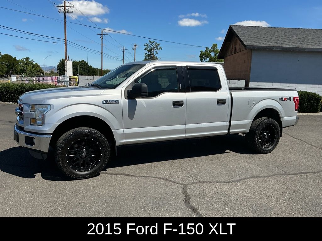 Ingot Silver Metallic 2015 Ford F-150 Pickup Truck Four-Wheel Drive 6-Speed Automatic