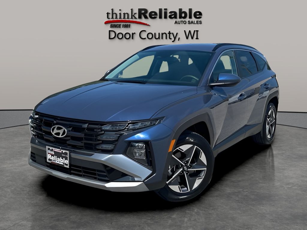 Atlantis Blue 2025 Hyundai Tucson SUV / Crossover All-Wheel Drive 8-Speed Automatic