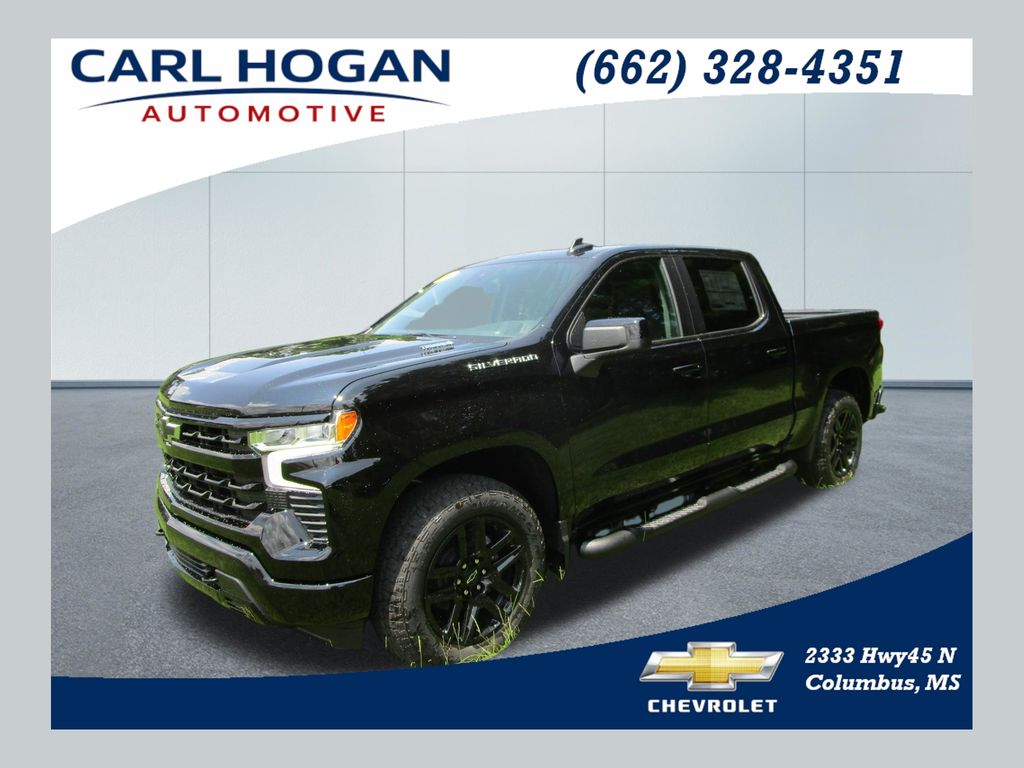 Black 2026 Chevrolet Silverado 1500 Pickup Truck 4X2 8-Speed Automatic