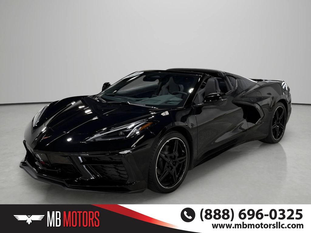 Black 2024 Chevrolet Corvette Coupe Rear-Wheel Drive 8-Speed Dual Clutch