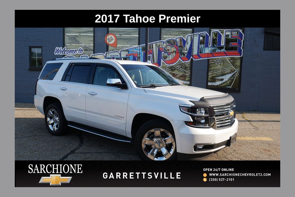 White (Iridescent Pearl Tricoat) 2017 Chevrolet Tahoe SUV / Crossover Four-Wheel Drive 6-Speed Automatic Overdrive