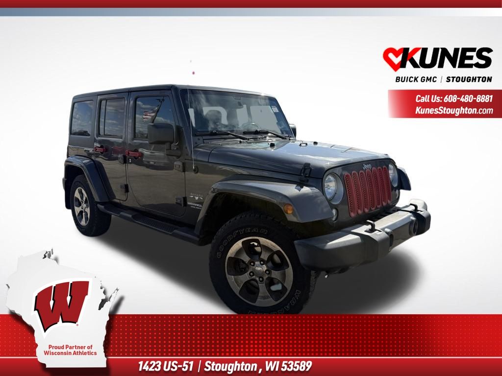 Gray (Granite Crystal Metallic Clearcoat) 2016 Jeep Wrangler SUV / Crossover Four-Wheel Drive 6-Speed Manual