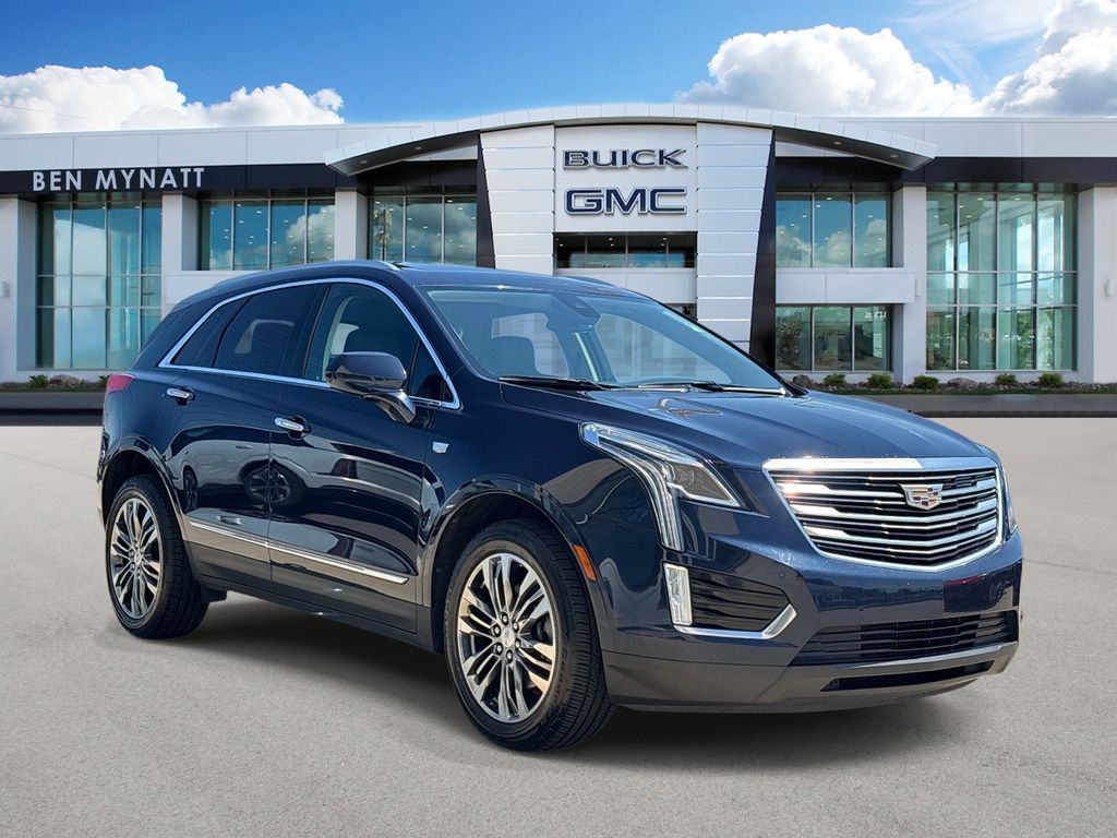 Dark Adriatic Blue 2017 Cadillac XT5 SUV / Crossover Four-Wheel Drive 8-Speed Automatic