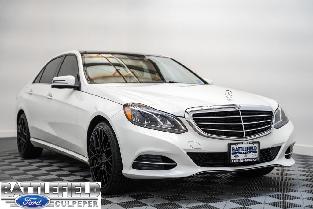 White 2016 Mercedes-Benz E-Class Sedan All-Wheel Drive 7-Speed Automatic