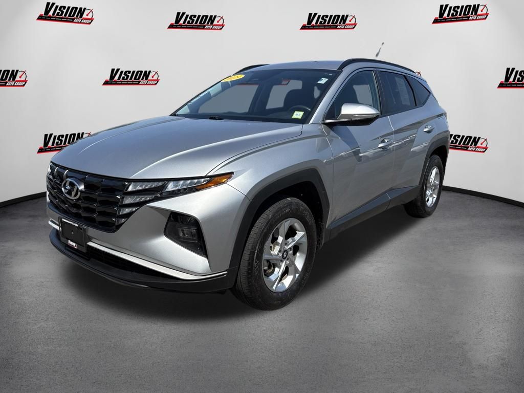 Shimmering Silver 2023 Hyundai Tucson SUV / Crossover All-Wheel Drive 8-Speed Automatic