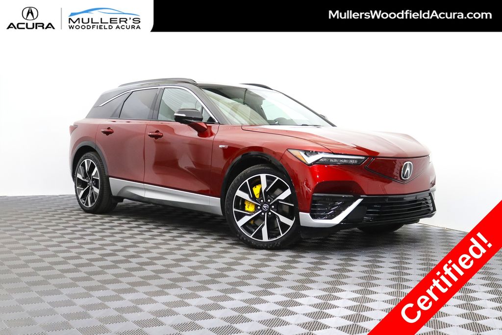 Scarlet Red Metallic 2024 Acura ZDX SUV / Crossover All-Wheel Drive Automatic