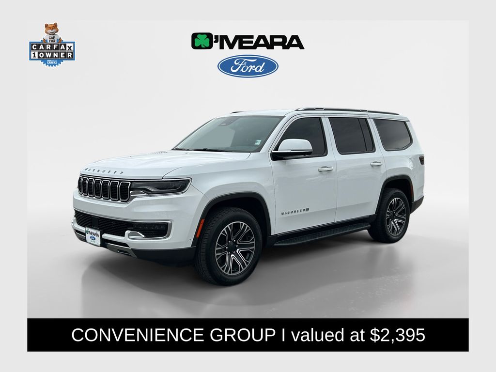 Bright White Clearcoat 2022 Jeep Wagoneer Series III 4WD SUV / Crossover Four-Wheel Drive 8-Speed Automatic