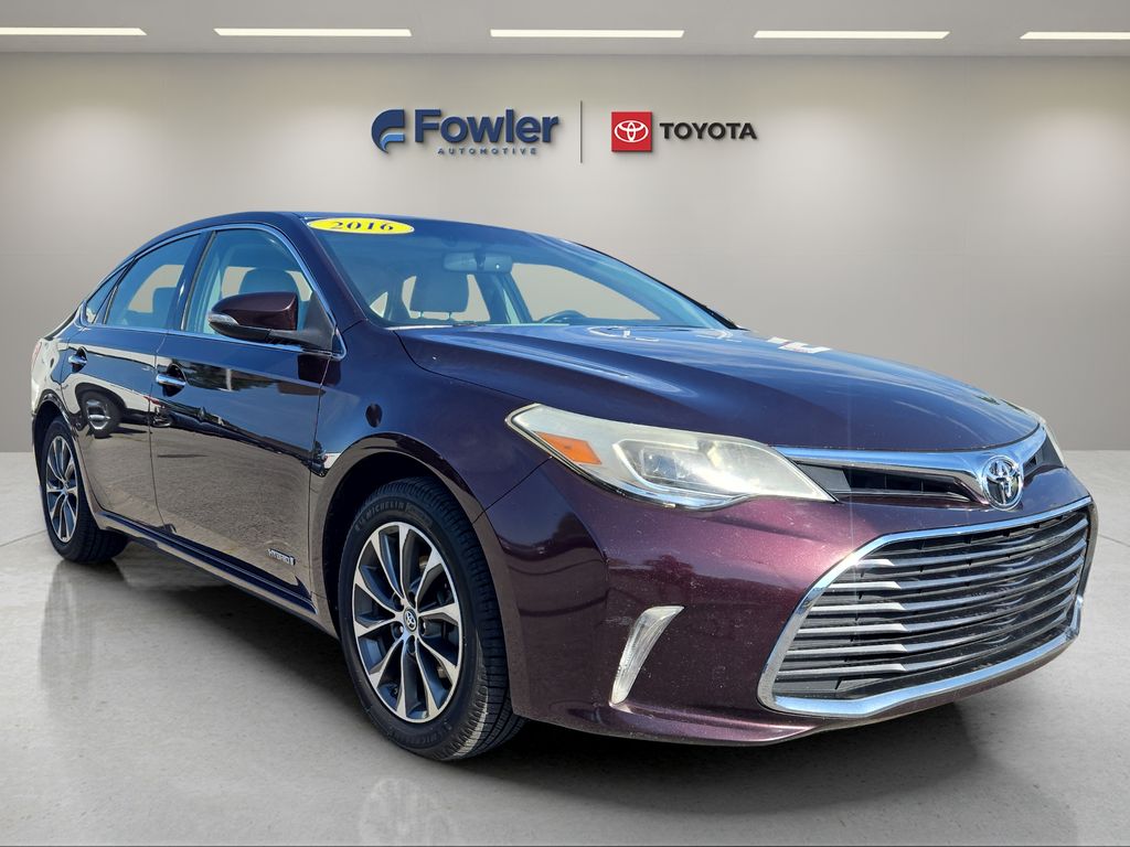 Red (Sizzling Crimson Mica) 2016 Toyota Avalon Hybrid Sedan Front-Wheel Drive Continuously Variable Transmission