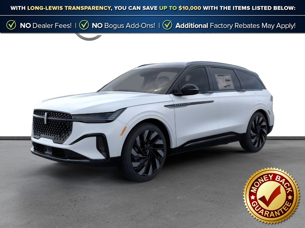 White Platinum Clearcoat Metallic 2026 Lincoln Nautilus SUV / Crossover All-Wheel Drive Continuously Variable Transmission