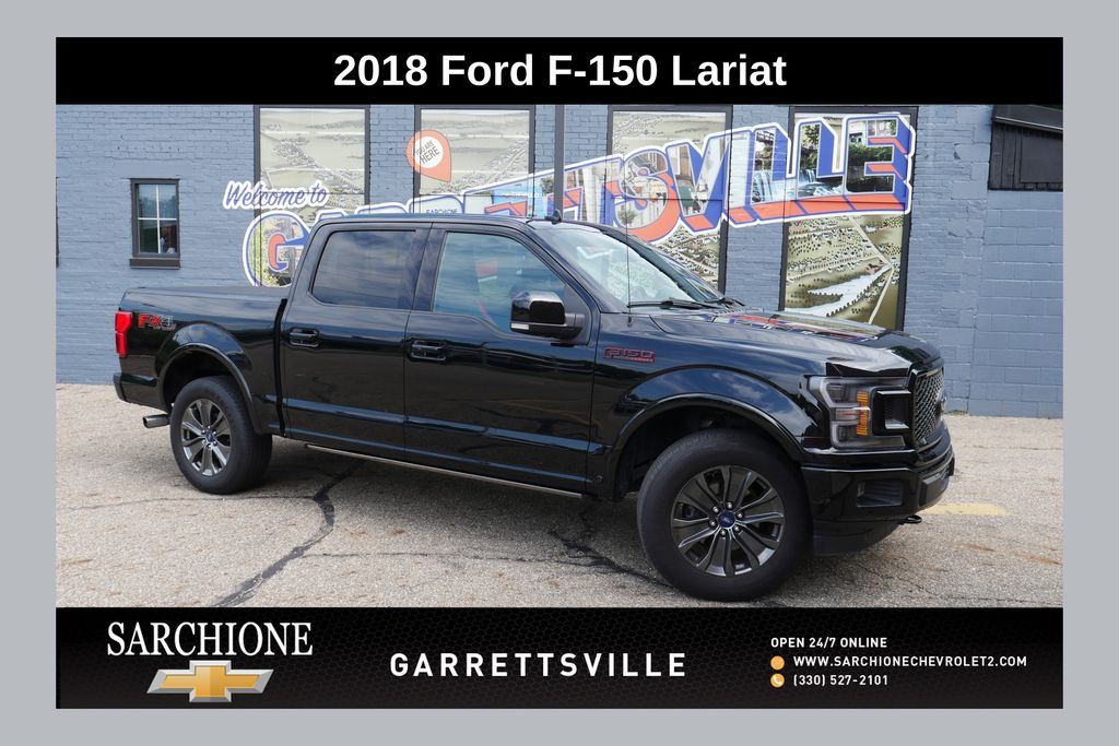 Shadow Black 2018 Ford F-150 Pickup Truck Four-Wheel Drive Automatic
