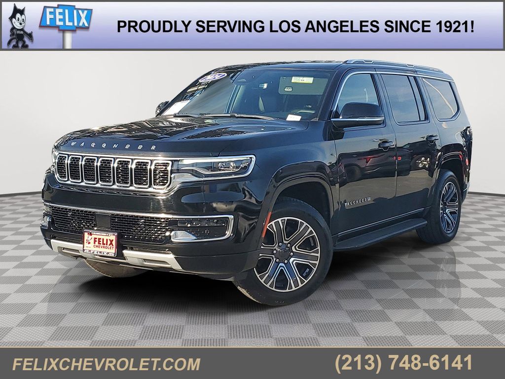 Diamond Black Crystal Pearlcoat 2024 Jeep Wagoneer Series II RWD SUV / Crossover 4X2 8-Speed Automatic