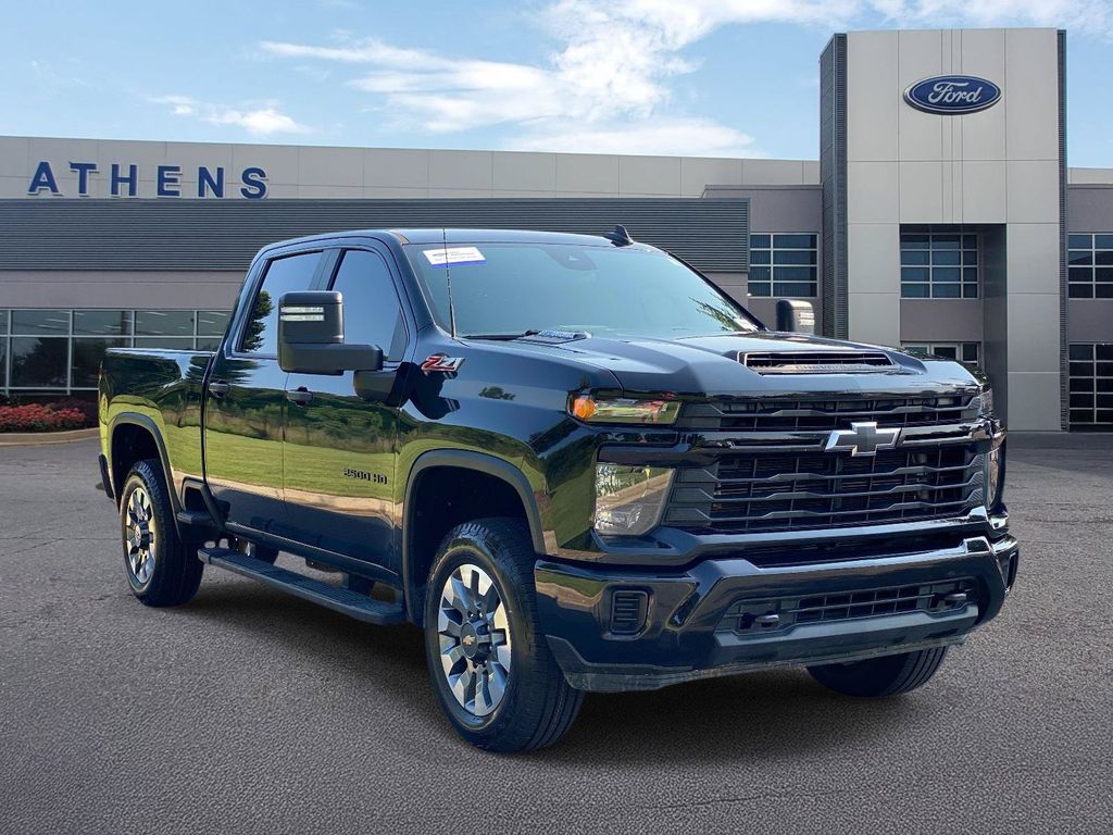 Black 2024 Chevrolet Silverado 2500HD Pickup Truck Four-Wheel Drive Automatic