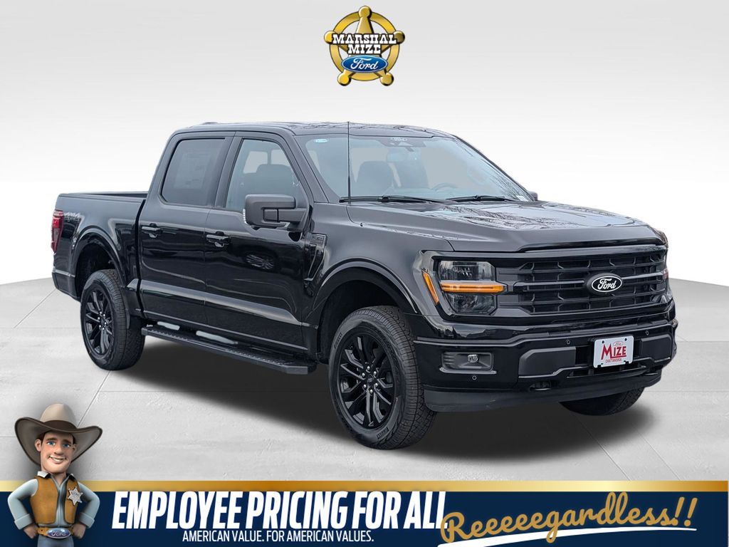 Agate Black Metallic 2026 Ford F-150 XLT SuperCrew 4WD Pickup Truck Four-Wheel Drive Automatic