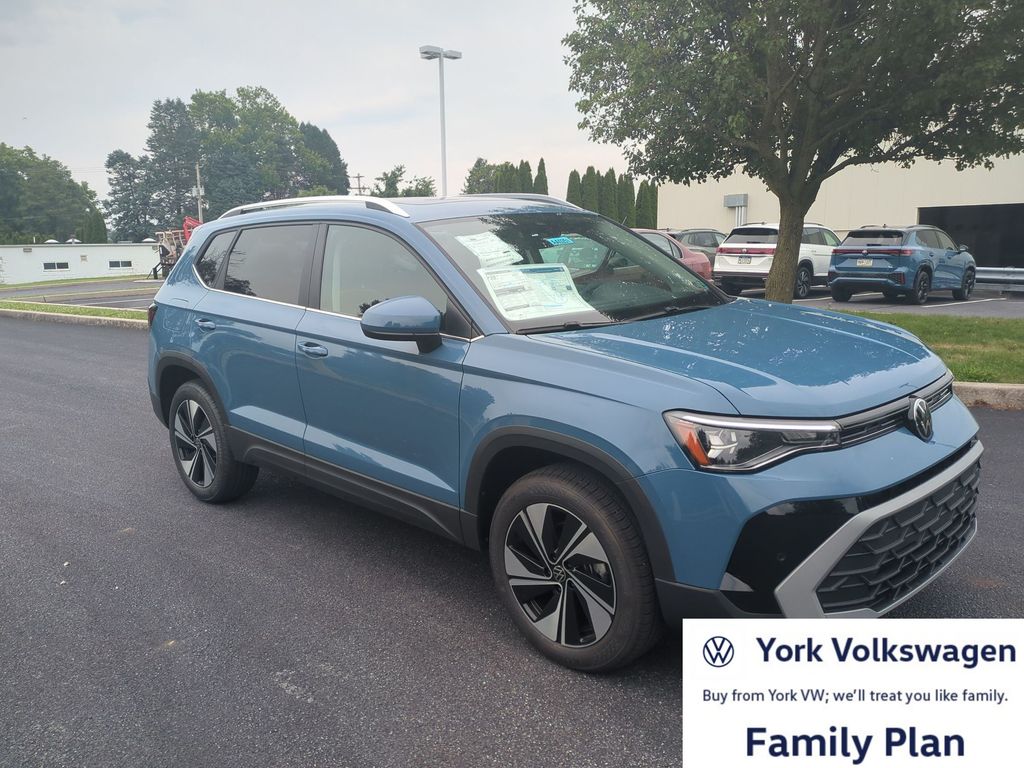 Monterey Blue Pearl 2026 Volkswagen Taos SUV / Crossover All-Wheel Drive 8-Speed Automatic