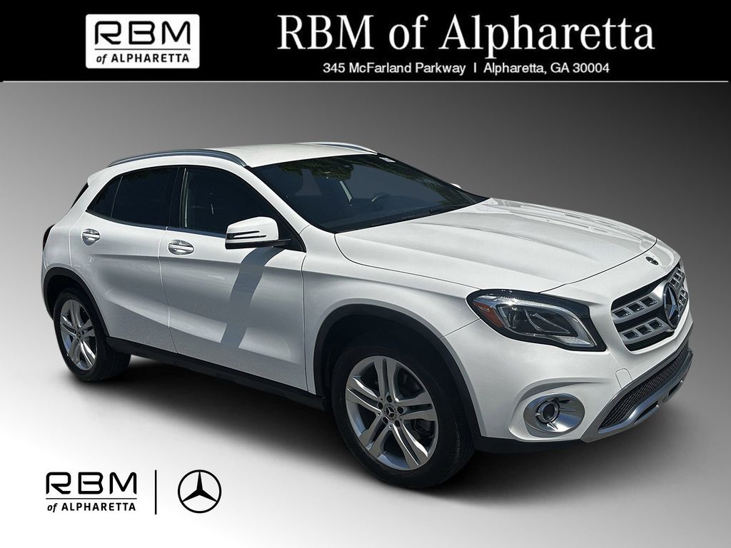 Polar White 2020 Mercedes-Benz GLA 250 FWD SUV / Crossover Front-Wheel Drive 7-Speed Automatic