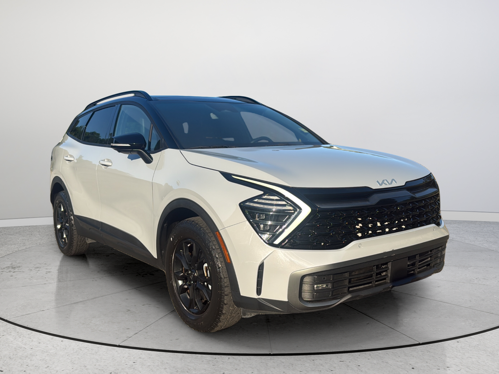 Wolf Gray/Ebony Black Roof 2023 Kia Sportage SUV / Crossover All-Wheel Drive 8-Speed Automatic
