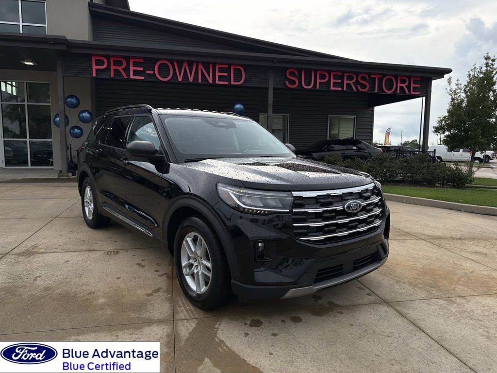 Black Metallic 2025 Ford Explorer SUV / Crossover Rear-Wheel Drive Automatic