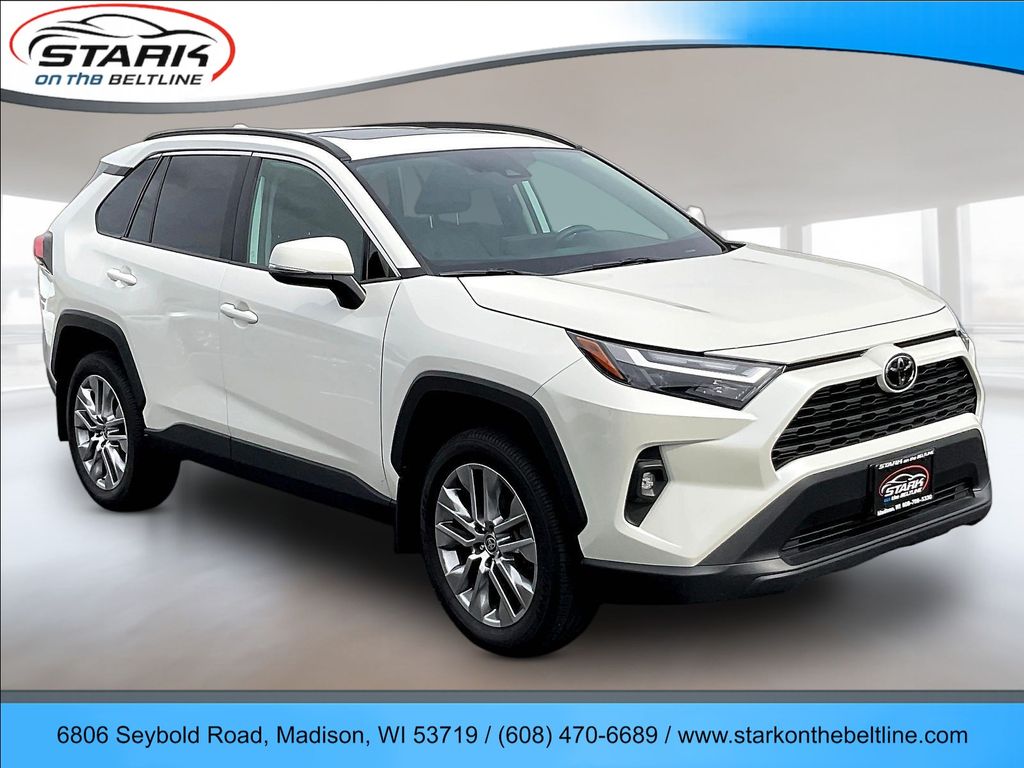 White (Blizzard Pearl) 2022 Toyota RAV4 SUV / Crossover All-Wheel Drive 8-Speed Automatic