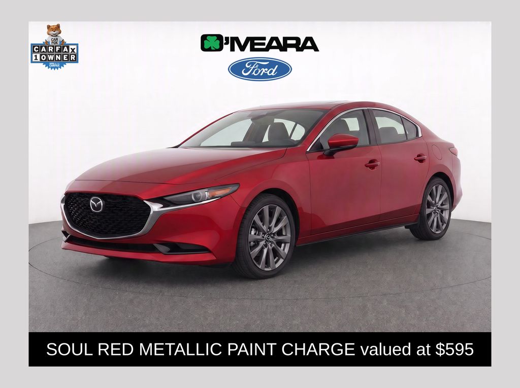 Soul Red Crystal Metallic 2024 Mazda MAZDA3 Sedan Front-Wheel Drive 6-Speed Automatic